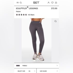 SET Active sculptflex yoga pants